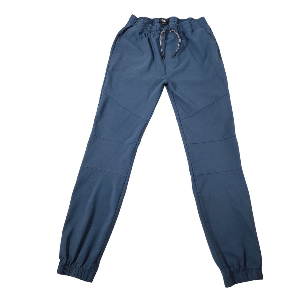 Public Supply Co NYC Boys Blue Joggers Waterproof Reinforced Knee Size 14/16 L